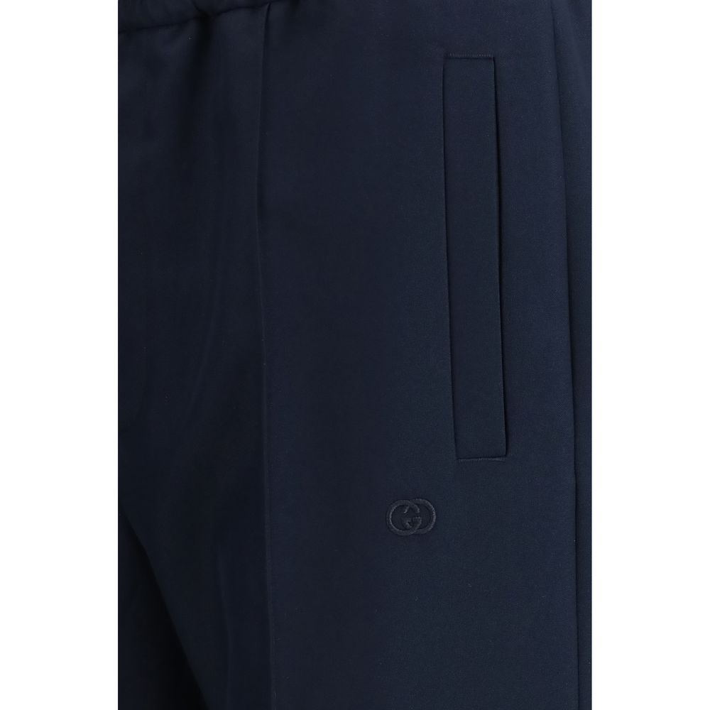 Gucci Blue Polyester Casual Pants by Gucci outlet now on sale