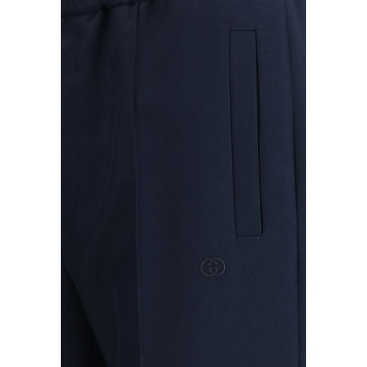 Gucci Blue Polyester Casual Pants by Gucci outlet now on sale