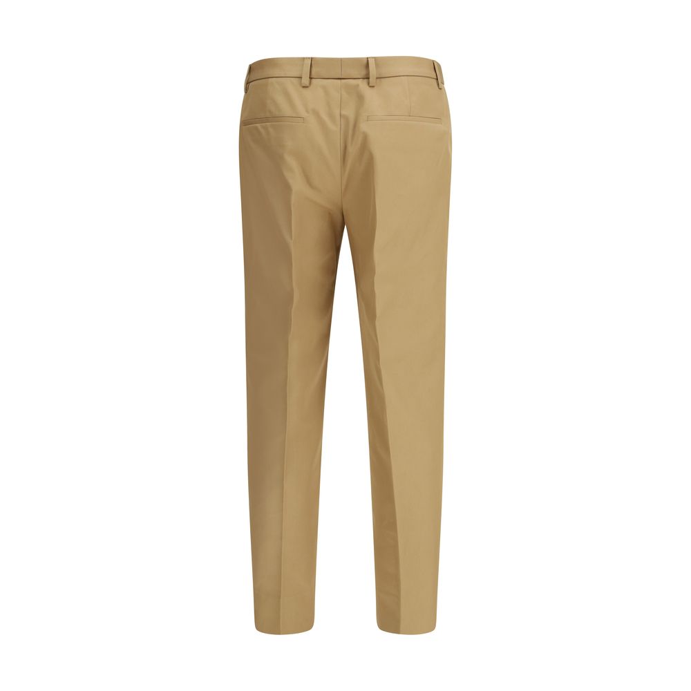 Gucci Beige Cotton Casual Pants by Gucci outlet now on sale