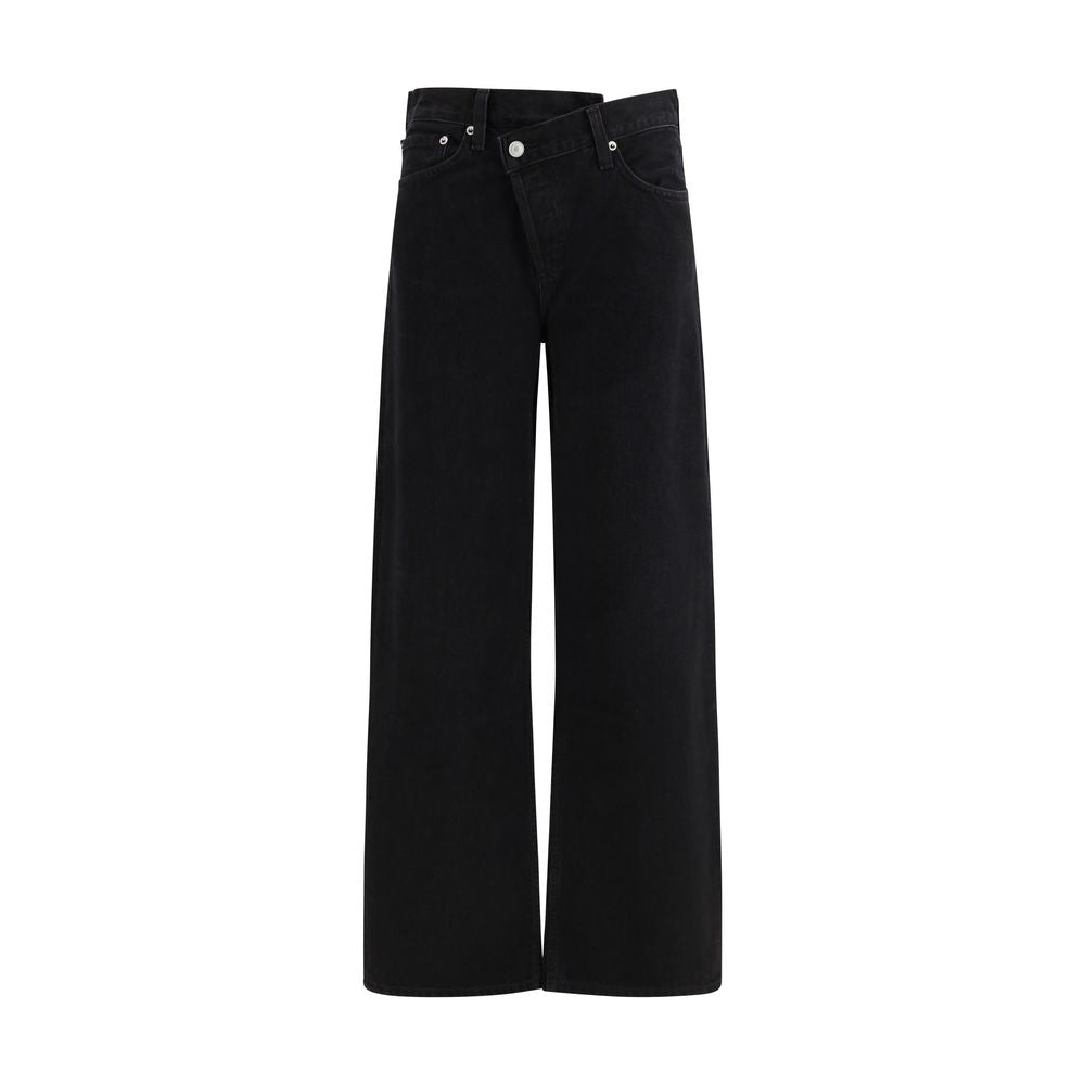 Agolde Black Cotton Jeans Denim by Agolde outlet now on sale