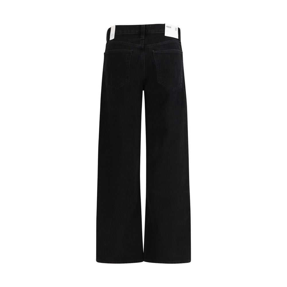 Agolde Black Cotton Jeans Denim by Agolde outlet now on sale