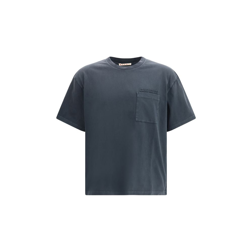 Marni Black Cotton T-Shirt by Marni outlet now on sale