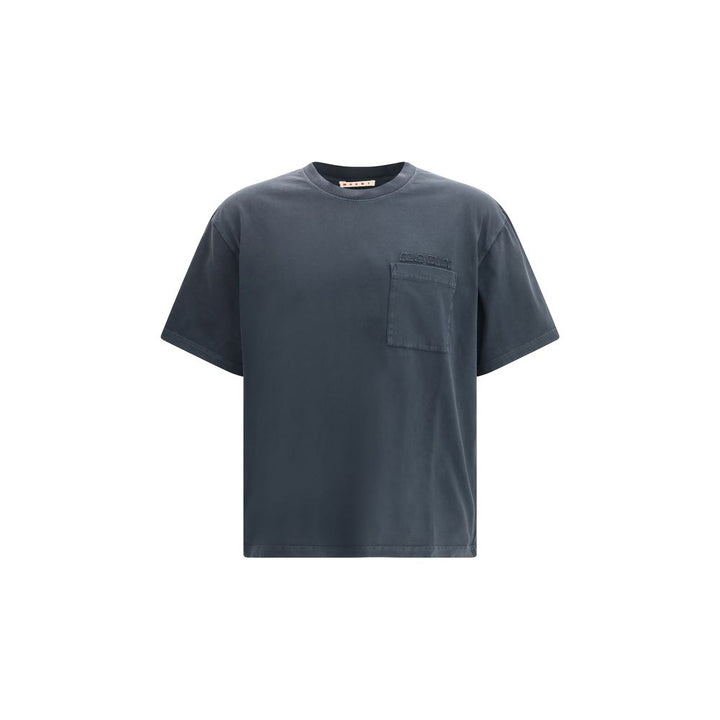 Marni Black Cotton T-Shirt by Marni outlet now on sale