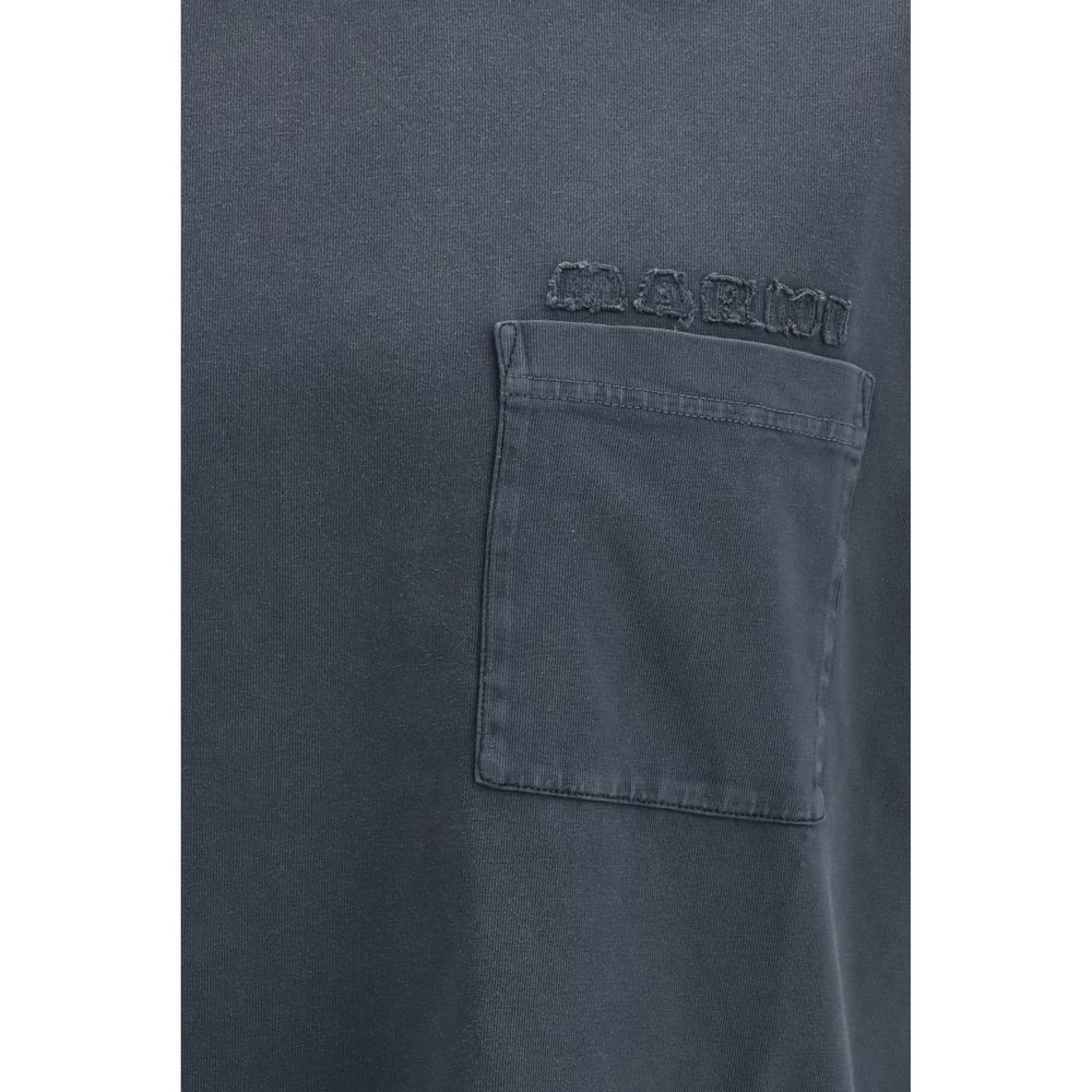 Marni Black Cotton T-Shirt by Marni outlet now on sale