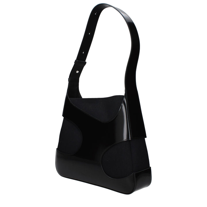 Salvatore Ferragamo Black Fabric Shoulder Bag