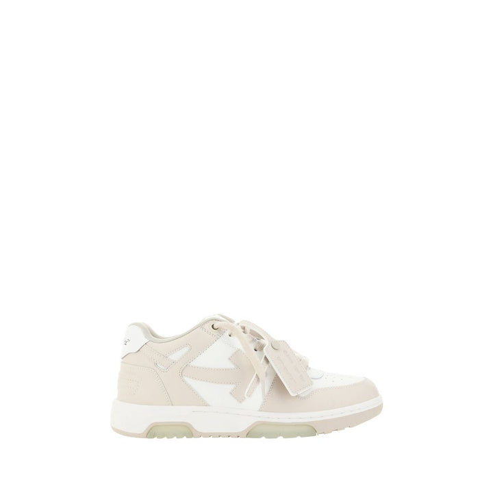 Off-White Beige Rubber Low Top Sneakers