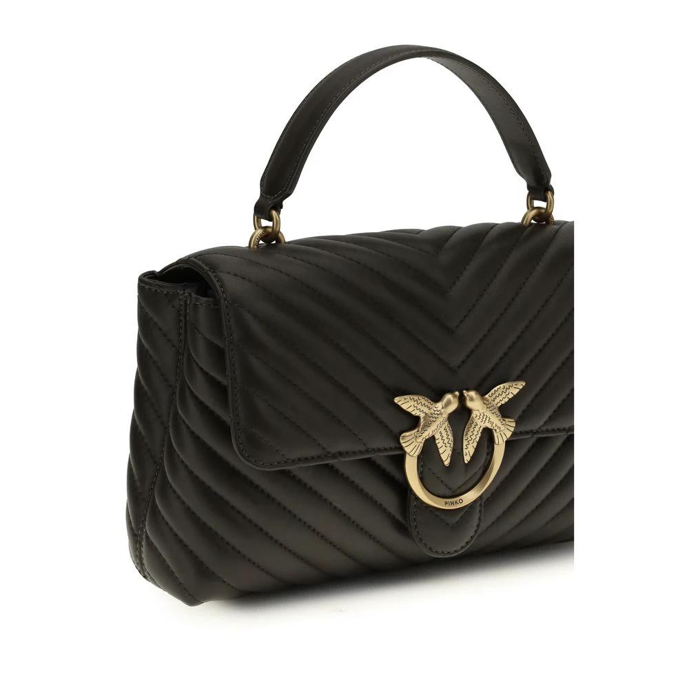 PINKO Bicolor Calf Leather Bos Taurus Handbag