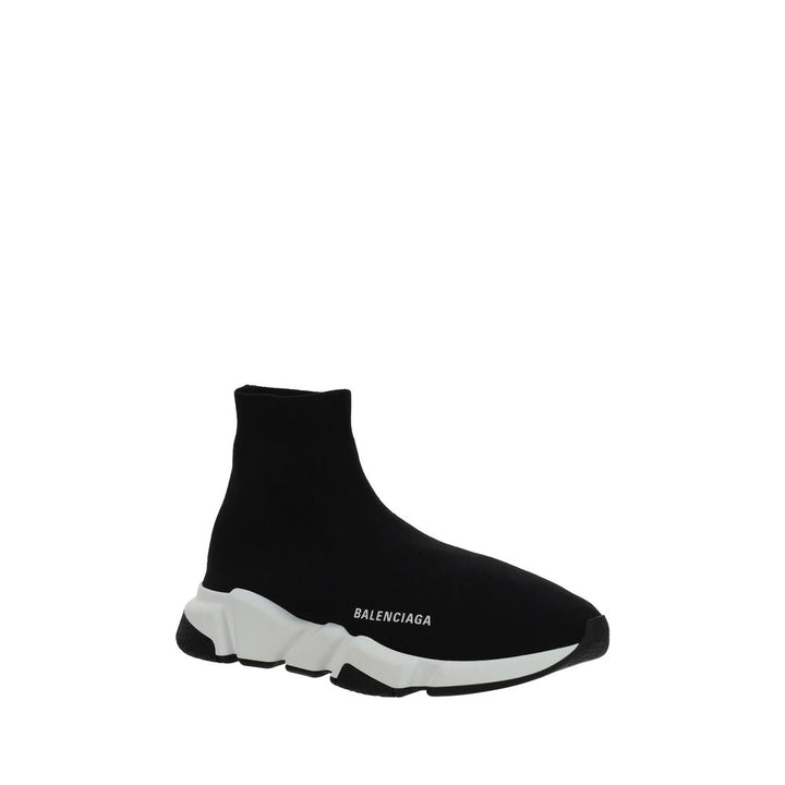 Balenciaga Black Elastane Athletic Sneakers