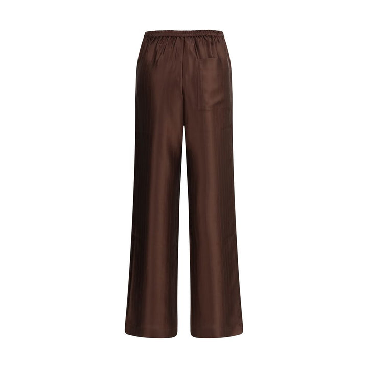 Loulou De Saison Brown Viscose Casual Pants