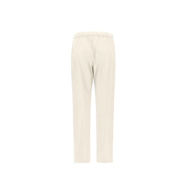 Herno White Leather Pants