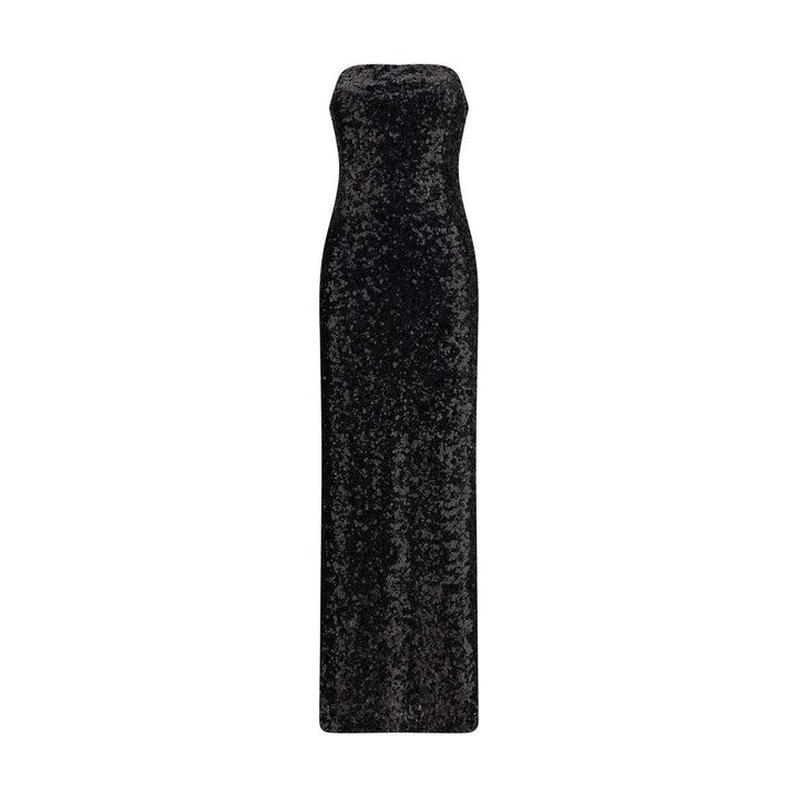 PINKO Black Polyester Cocktail Dress