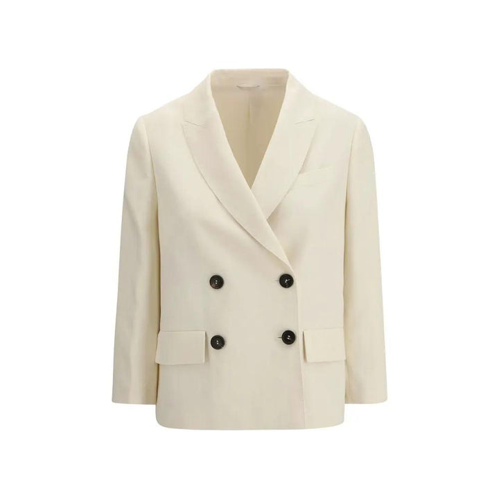 Brunello Cucinelli Sample Sale | Brunello Cucinelli Beige Viscose Jacket - | Designer outlet