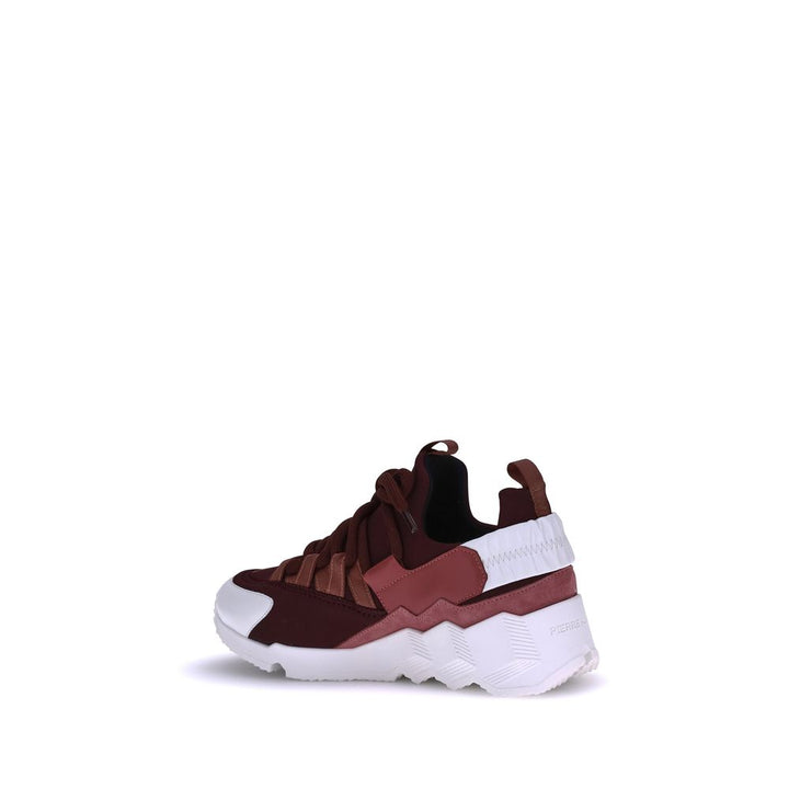 Pierre Hardy Bordeaux Neoprene Athletic Sneakers