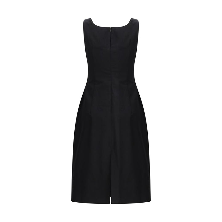 Magda Butrym Black Cotton Casual Dress