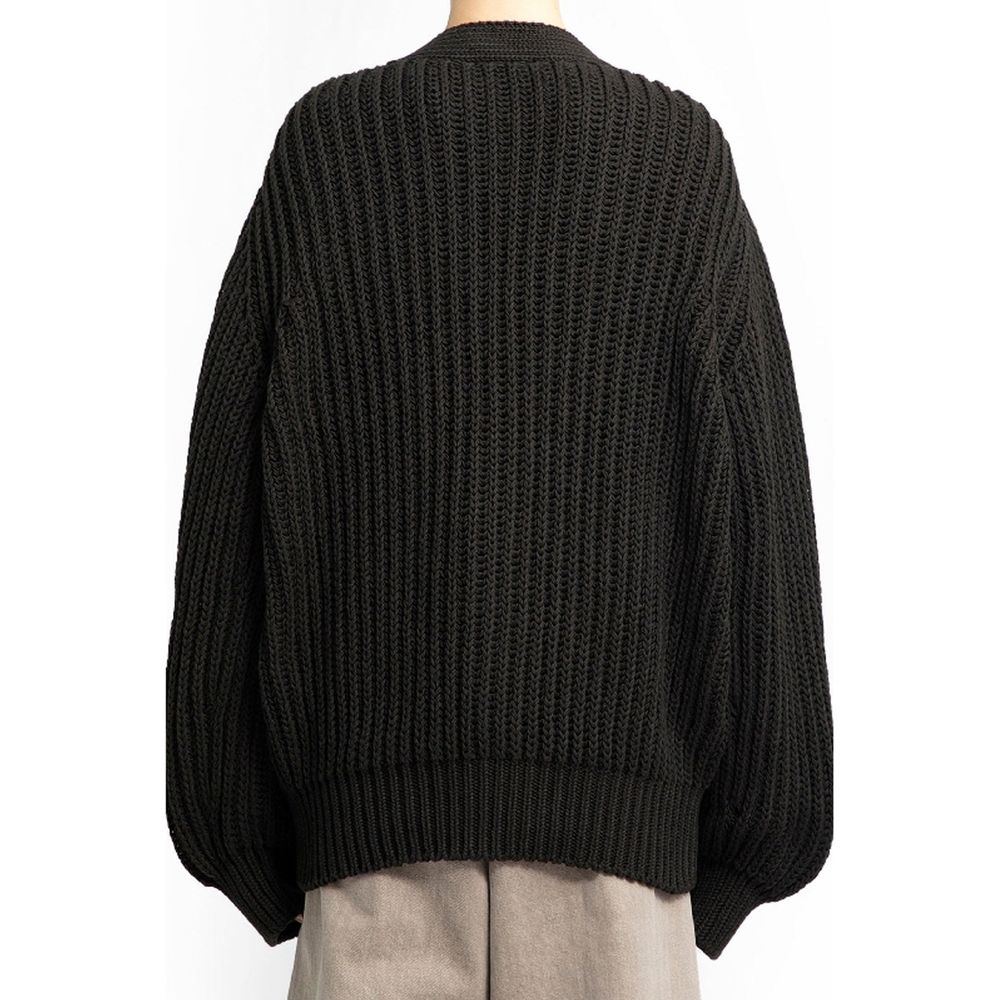 Lemaire Brown Cotton Cardigan