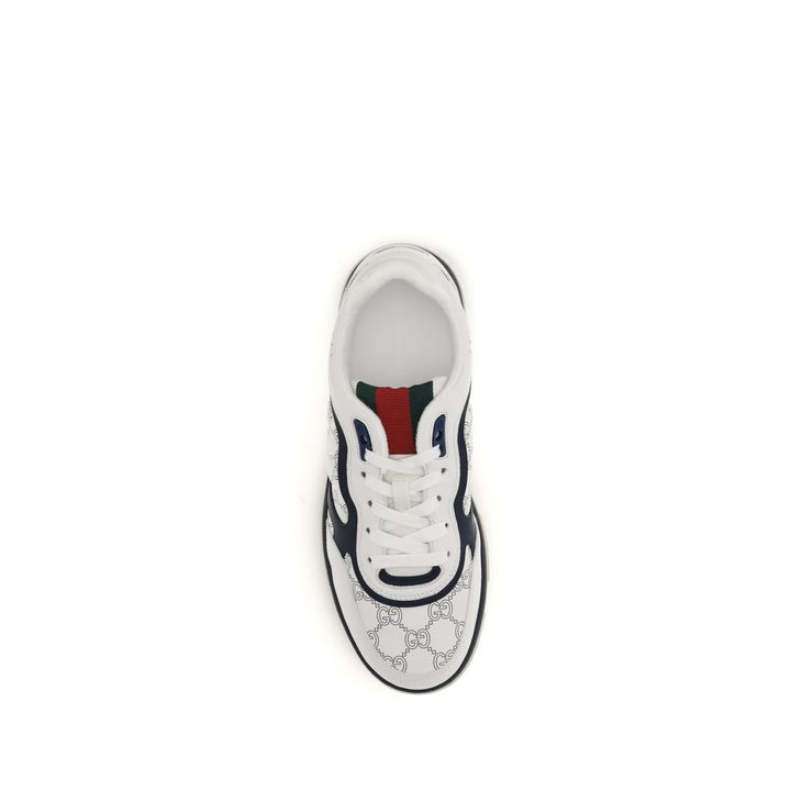 Gucci Multicolor Calf Leather Bos Taurus Low Top Sneakers