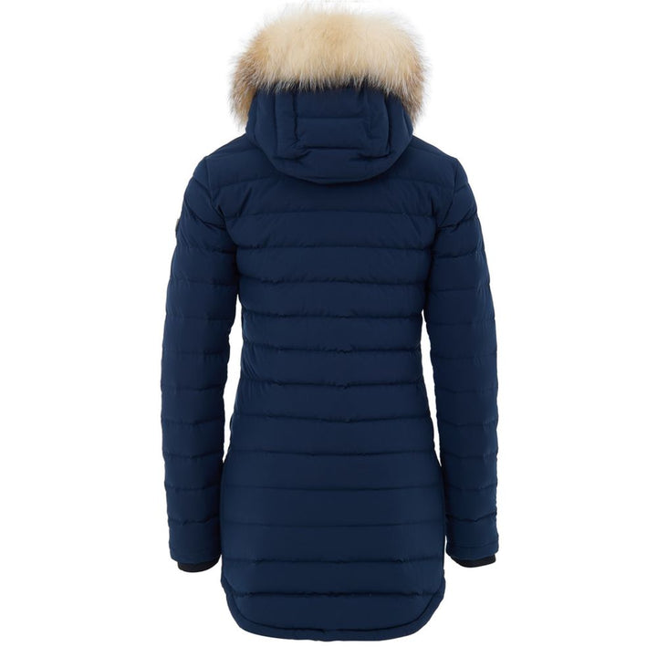 Moose Knuckles Blue Cotton Coat
