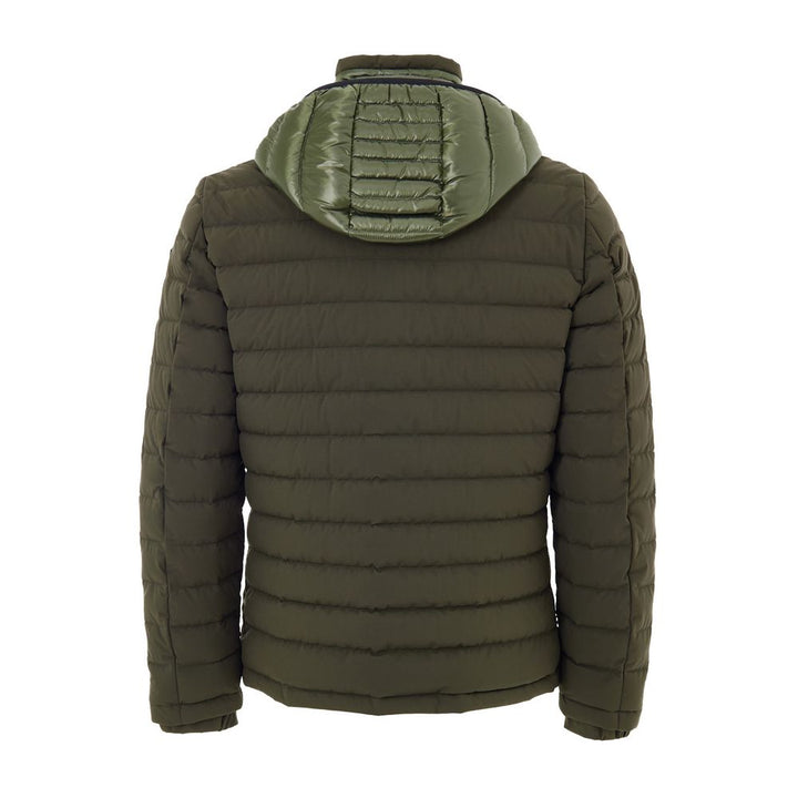 Moose Knuckles Green Nylon Coat