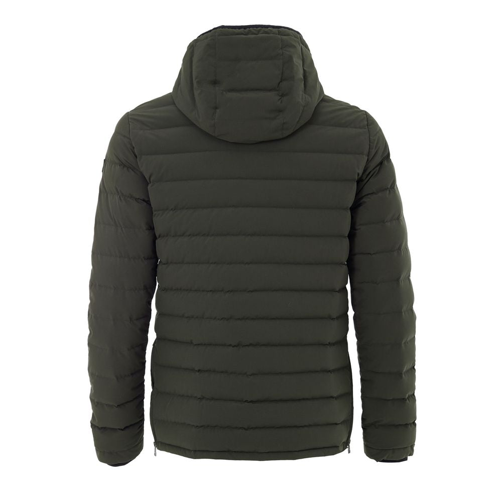Moose Knuckles Green Nylon Full-Length Jacket