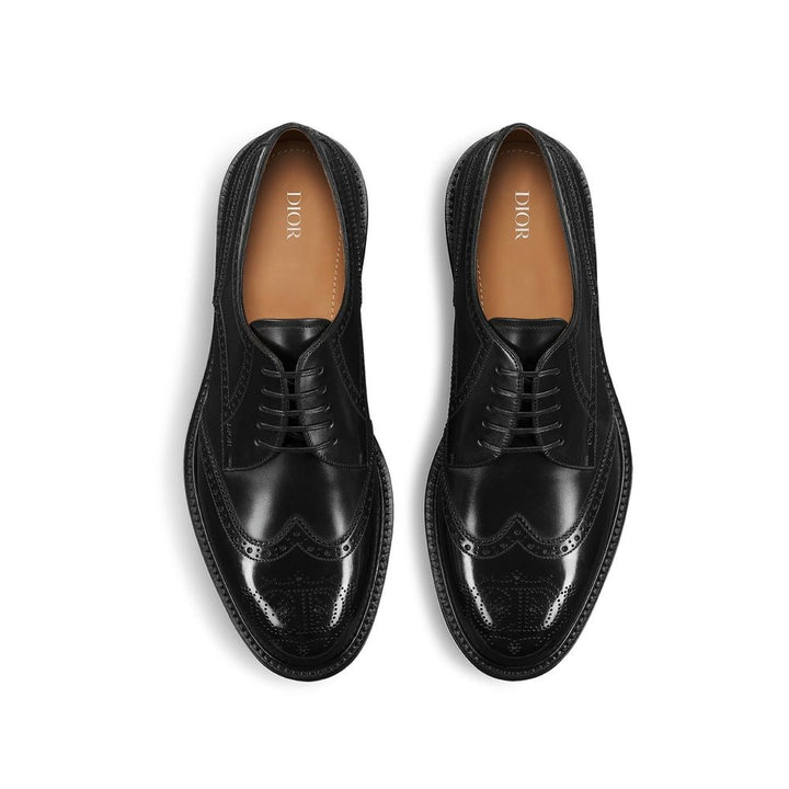 Dior Black Calfskin Oxfords And Derbies