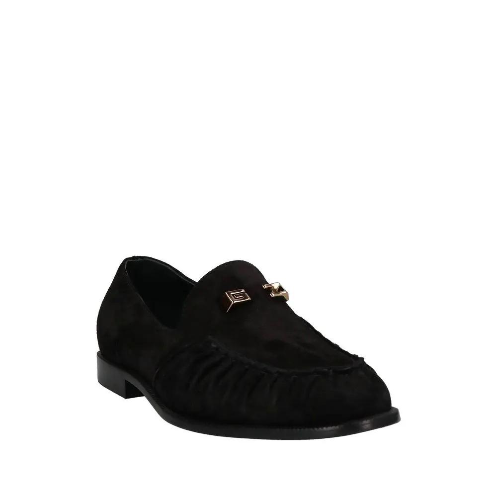 Giuseppe Zanotti Sample Sale | Giuseppe Zanotti Black Calfskin Slip-On Loafers - | Designer outlet