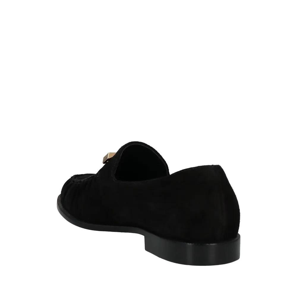 Giuseppe Zanotti Sample Sale | Giuseppe Zanotti Black Calfskin Slip-On Loafers - | Designer outlet