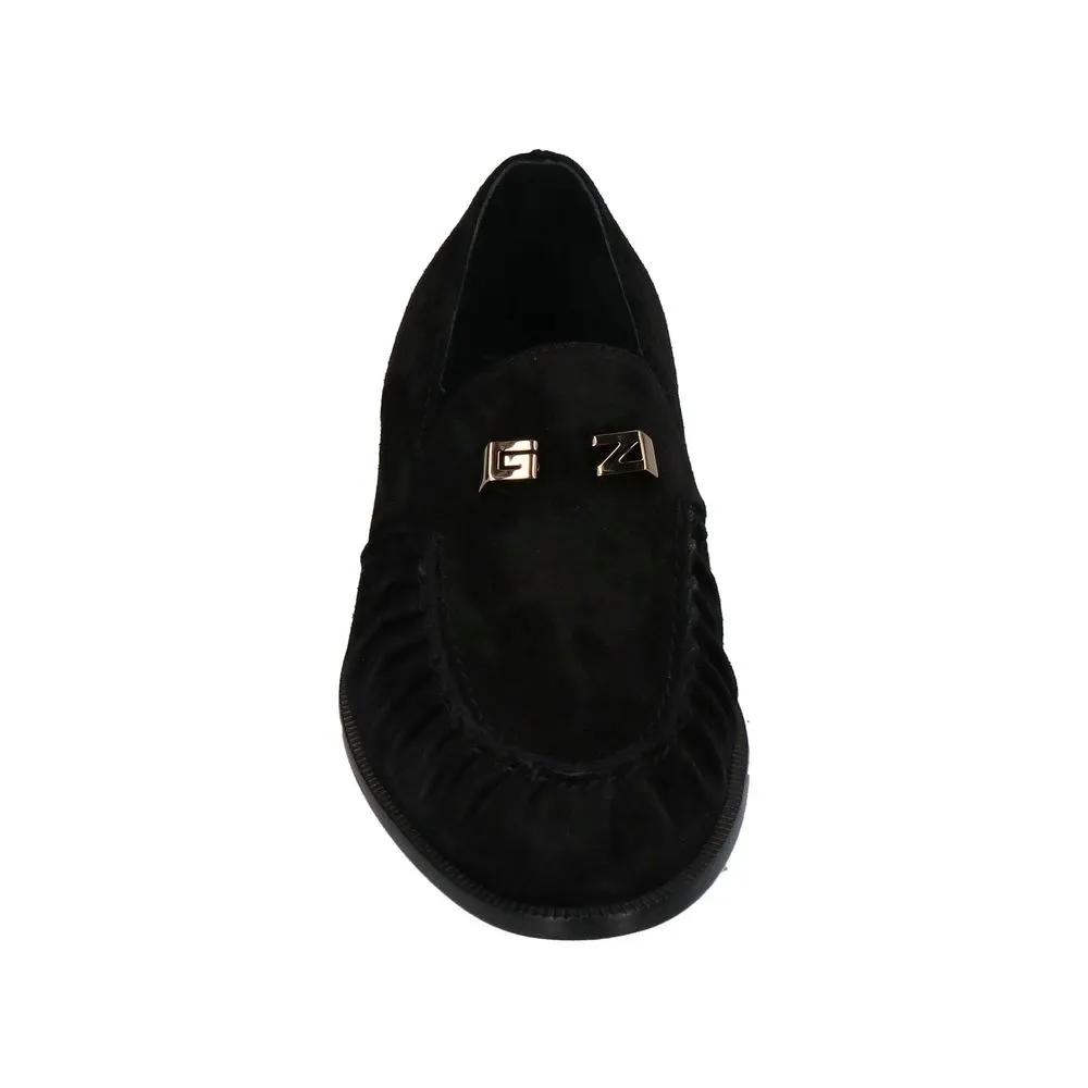 Giuseppe Zanotti Sample Sale | Giuseppe Zanotti Black Calfskin Slip-On Loafers - | Designer outlet