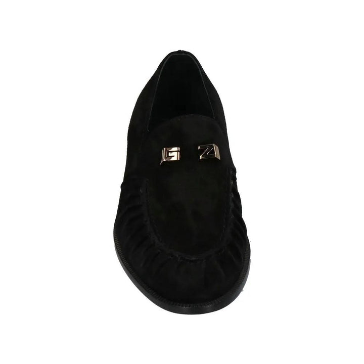 Giuseppe Zanotti Sample Sale | Giuseppe Zanotti Black Calfskin Slip-On Loafers - | Designer outlet
