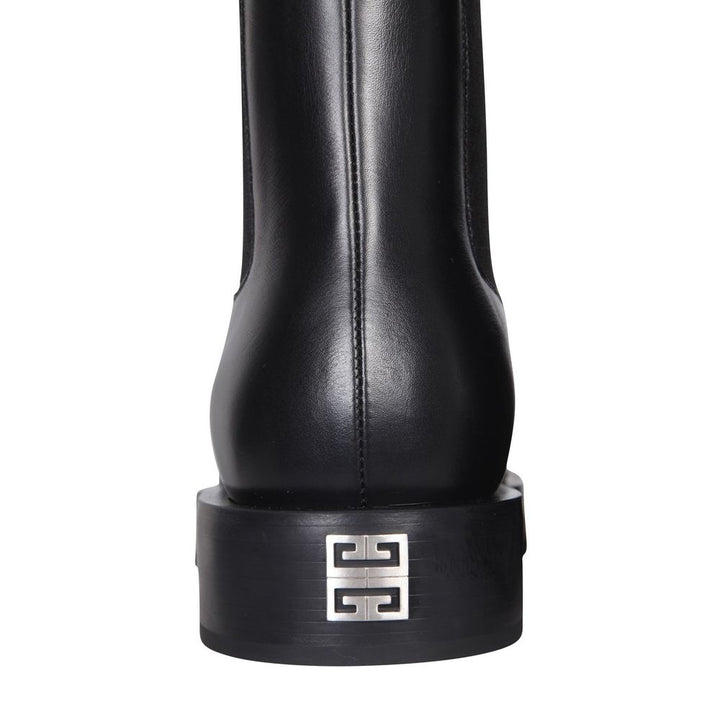 Givenchy Black Calfskin Chelsea Boots
