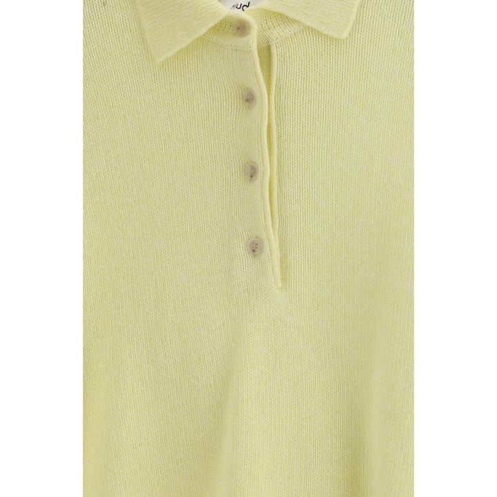 Allude Bicolor Cashmere Polo Shirt