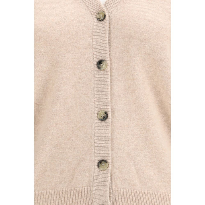Allude Cream Cashmere Cardigan