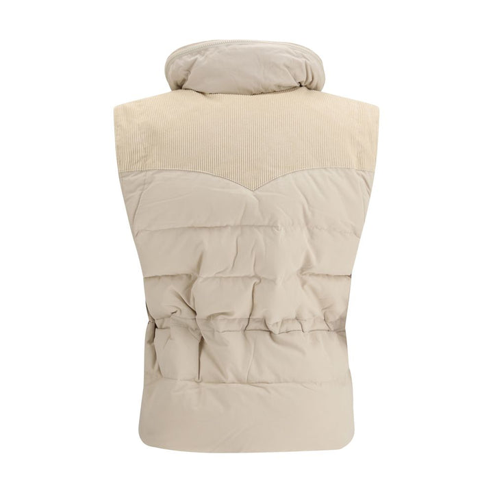 Marant Etoile Beige Polyamide Sleveless Jacket