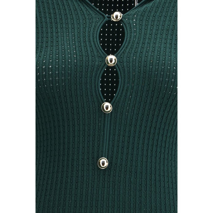 Self-Portrait Bicolor Viscose Casual Dress