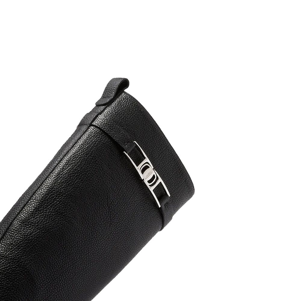 Salvatore Ferragamo Black Calfskin Over The Knee