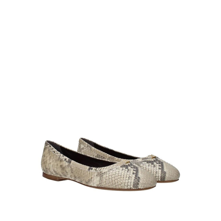 Chloé Beige Goatskin Ballet Flats