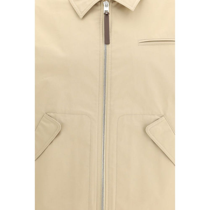 Moschino Brown Cotton Coat