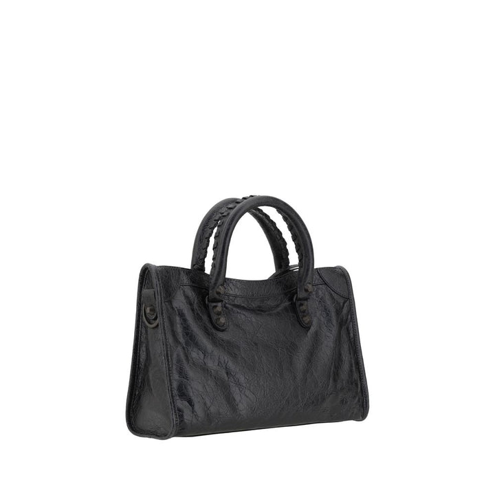 Balenciaga Black Calf Leather Bos Taurus Shoulder Bag
