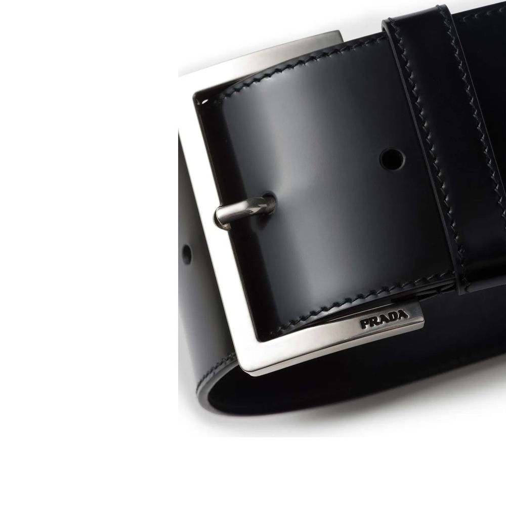 Prada Black Calfskin Shoulder Strap