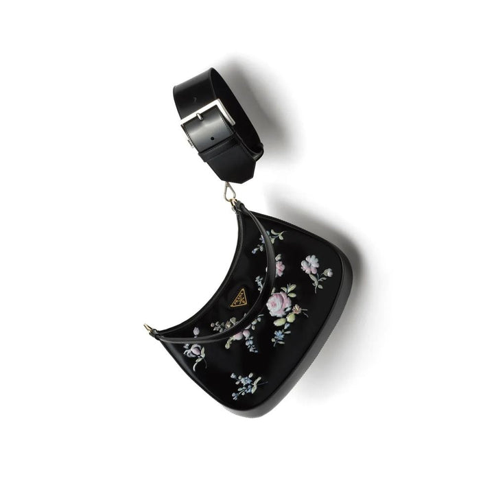 Prada Black Calfskin Shoulder Strap