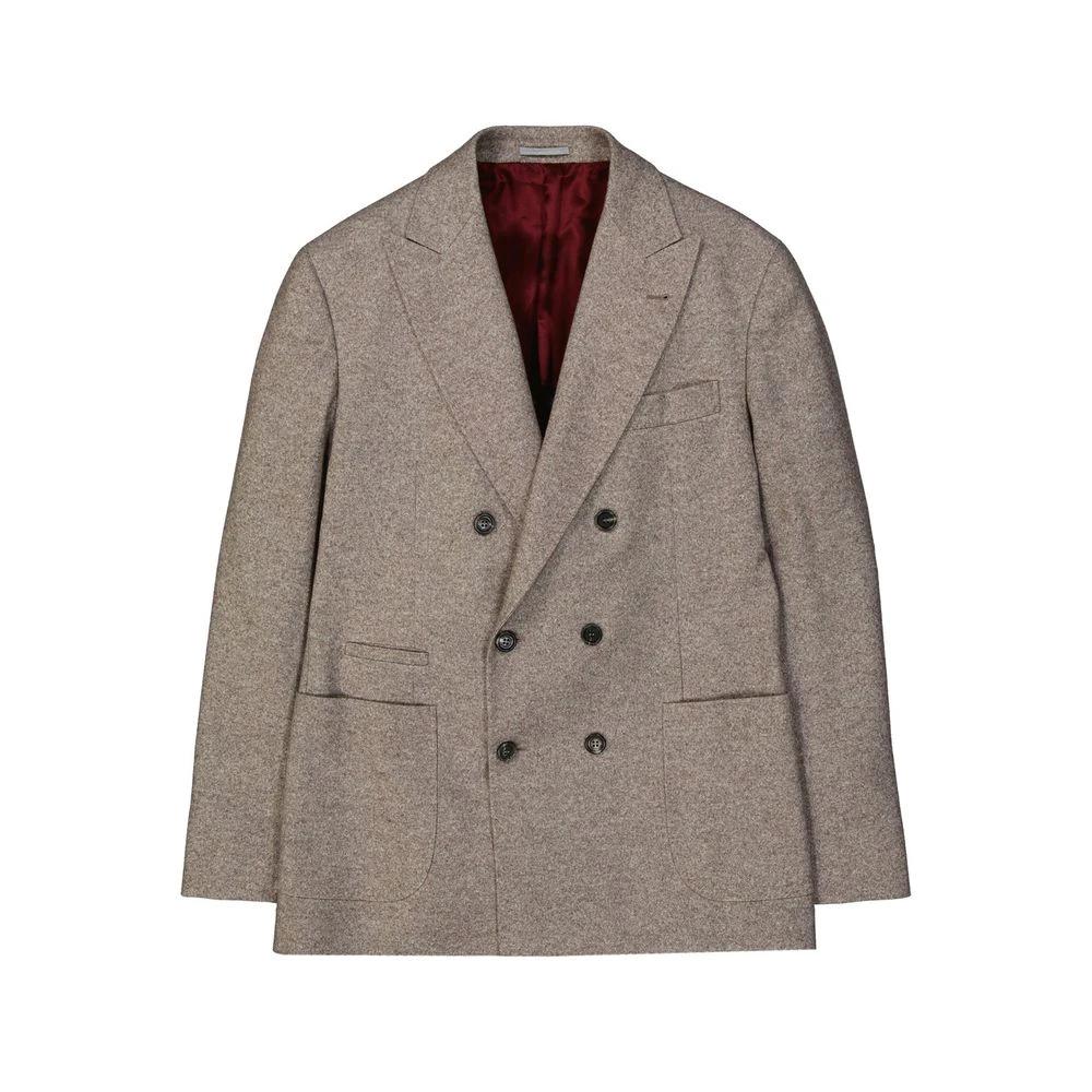 Brunello Cucinelli Sample Sale Brunello Cucinelli Beige Cashmere Coat - | Designer outlet