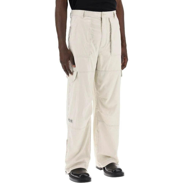 Acne Studios Sample Sale Acne Studios Beige Polyester Cargo Pants - | Designer outlet
