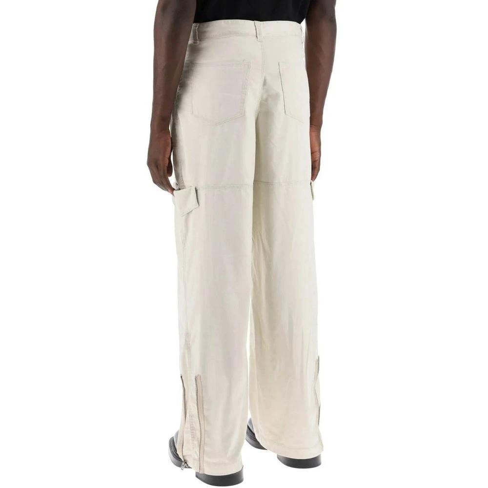 Acne Studios Sample Sale Acne Studios Beige Polyester Cargo Pants - | Designer outlet