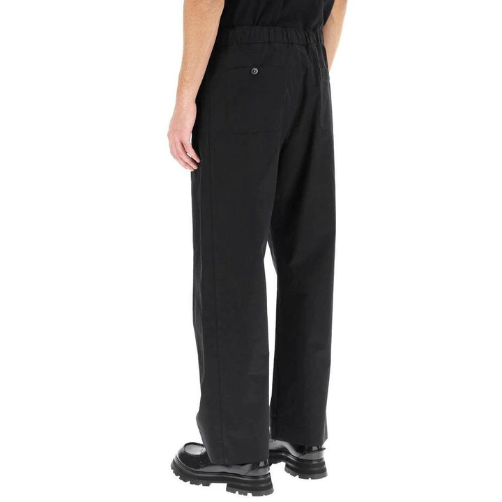 Alexander McQueen Sample Sale Alexander McQueen Black Cotton Casual Pants - | Designer outlet