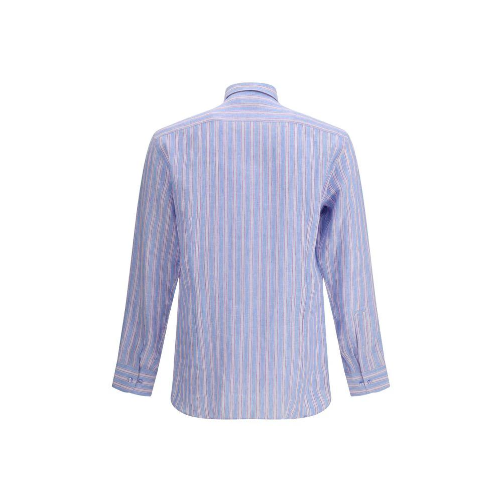 Etro Sample Sale Etro Multicolor Linen Pattern Shirt - | Designer outlet