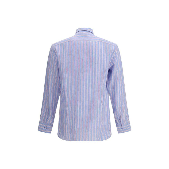 Etro Sample Sale Etro Multicolor Linen Pattern Shirt - | Designer outlet