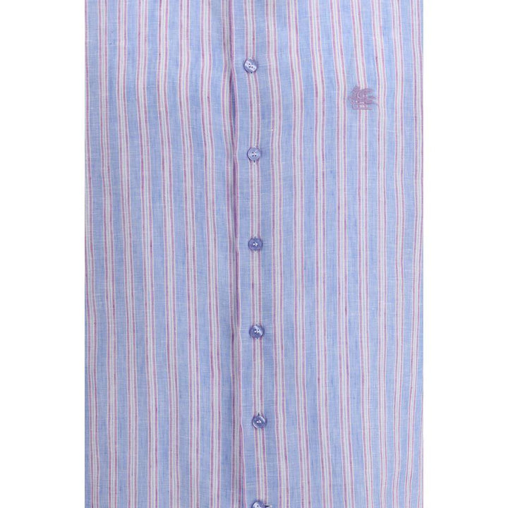 Etro Sample Sale Etro Multicolor Linen Pattern Shirt - | Designer outlet