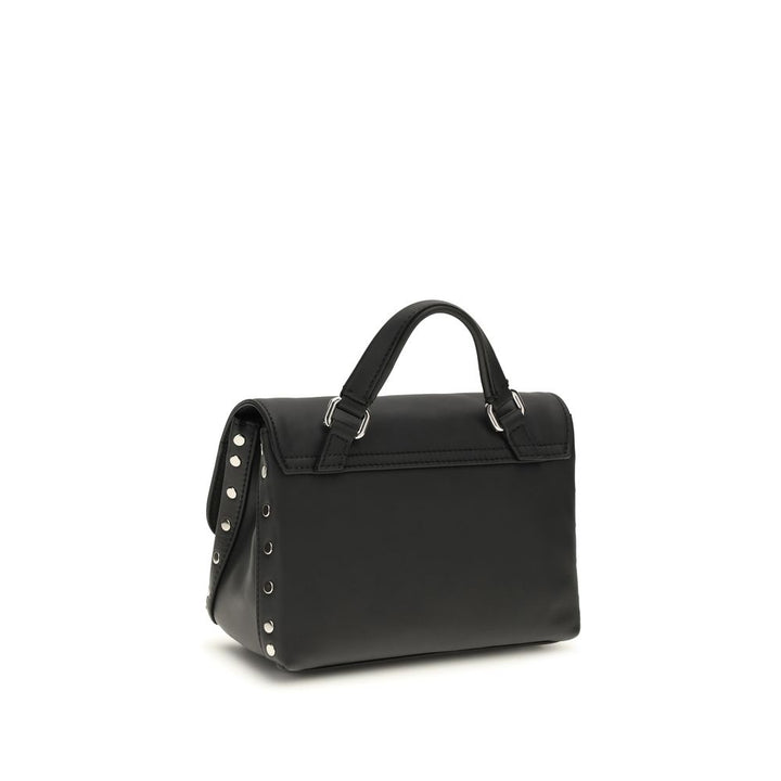 Zanellato Black Calf Leather Bos Taurus Handbag