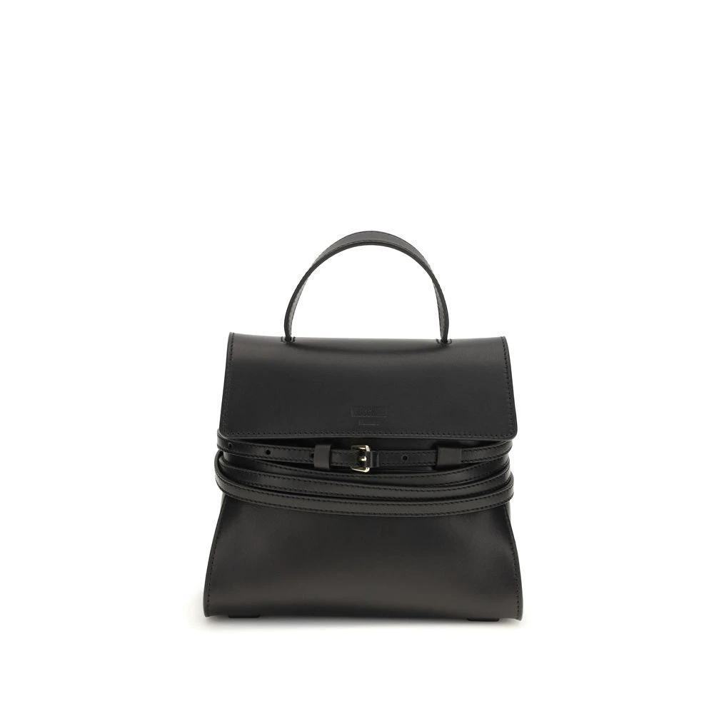 Moschino Sample Sale Moschino Black Calf Leather Bos Taurus Handbag - | Designer outlet