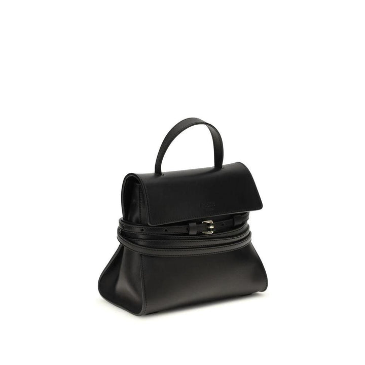 Moschino Sample Sale Moschino Black Calf Leather Bos Taurus Handbag - | Designer outlet