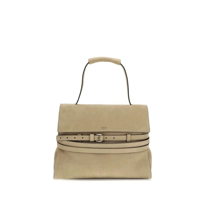 Moschino Sample Sale Moschino Beige Calf Leather Bos Taurus Handbag - | Designer outlet